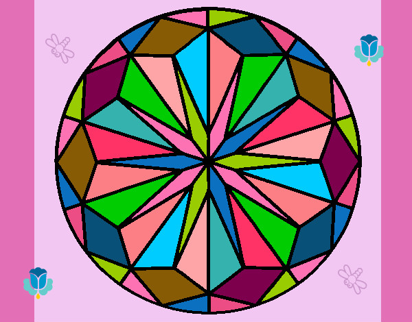 Mandala tricolor