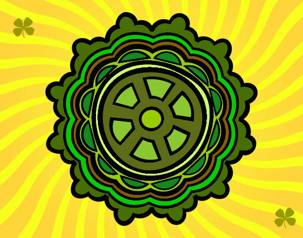 Mandala Green III
