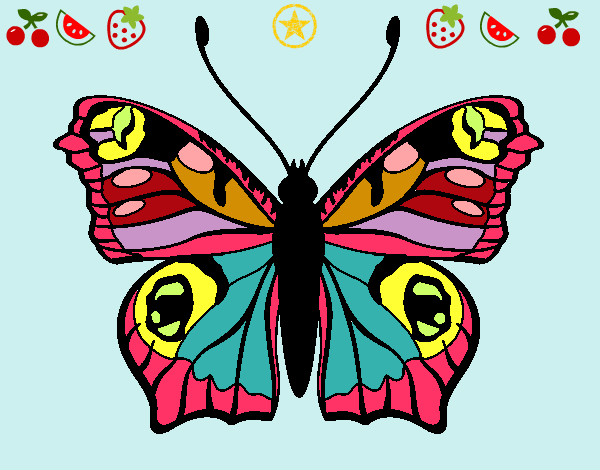 Dibujo Mariposa 20 pintado por olnk