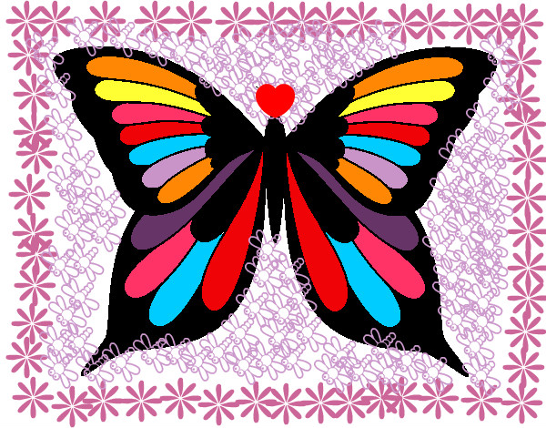 Dibujo Mariposa 8 pintado por estralla
