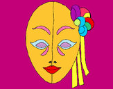 Dibujo Máscara italiana pintado por Enny