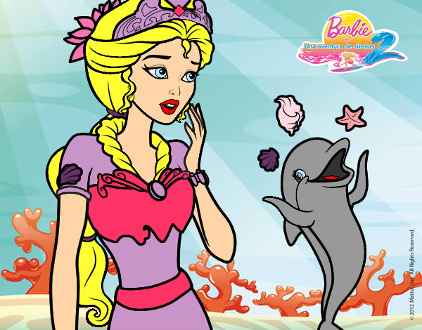 malabarin el delfin con la princesa sirena