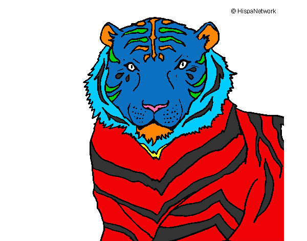 Dibujo Tigre 3 pintado por Ardius