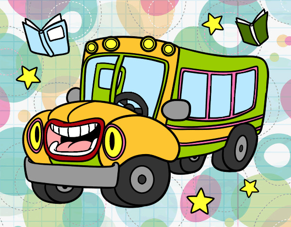 Dibujo Autobús animado pintado por DAYLIN