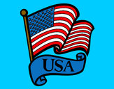 Dibujo Bandera de los Estados Unidos pintado por Bego99