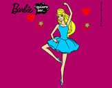 Dibujo Barbie bailarina de ballet pintado por porita