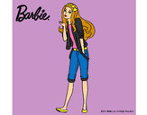 Dibujo Barbie con look casual pintado por annycristi