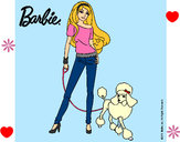 Dibujo Barbie con look moderno pintado por annycristi