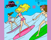 Dibujo Barbie de nuevo con sus amigas pintado por pilylinda