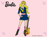 Dibujo Barbie rockera pintado por annycristi