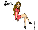 Dibujo Barbie sentada pintado por annycristi