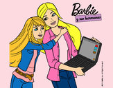 Dibujo El nuevo portátil de Barbie pintado por annycristi