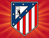 Dibujo Escudo del Club Atlético de Madrid pintado por lLugh