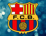 Dibujo Escudo del F.C. Barcelona pintado por luis_1461