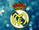 Dibujo Escudo del Real Madrid C.F. pintado por kpo1