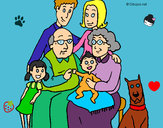 Dibujo Familia pintado por ainhoaysol