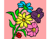 Dibujo Flores pintado por Adry1902