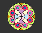 Dibujo Mandala 13 pintado por kika345