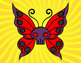 Dibujo Mariposa Emo pintado por iver289son