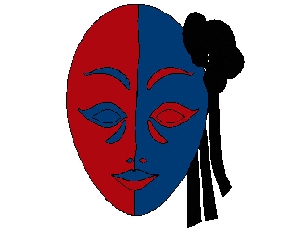 Dibujo Máscara italiana pintado por kpo1