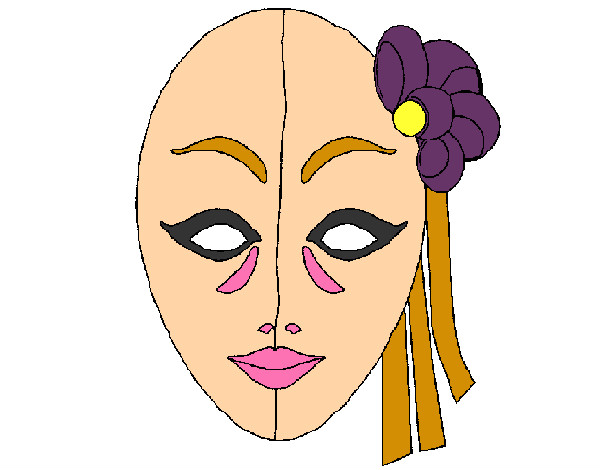 Dibujo Máscara italiana pintado por Melisa