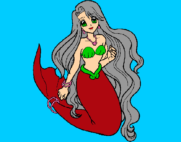 Dibujo Sirenita pintado por aLeXiTha