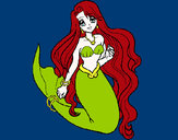 Dibujo Sirenita pintado por Elizabeth9