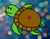 Dibujo Tortuga nadando pintado por maariaa202
