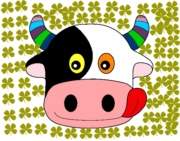 Dibujo Vaca 6 pintado por UmaJ