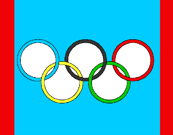 Dibujo Anillas de los juegos olimpícos pintado por  katrina80