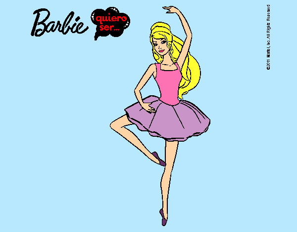 Dibujo Barbie bailarina de ballet pintado por agus1