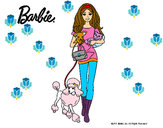 Dibujo Barbie con sus mascotas pintado por mori-alone