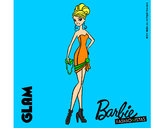 Dibujo Barbie Fashionista 5 pintado por melina_222
