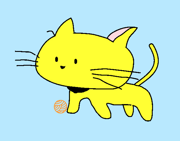 Dibujo Cría de gato pintado por Javier-10