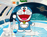 Dibujo Doraemon pintado por Dinopingu