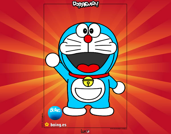 Dibujo Doraemon pintado por natalia21
