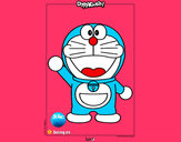 Dibujo Doraemon pintado por victoriayd