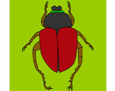 Dibujo Escarabajo 1 pintado por patrocini 