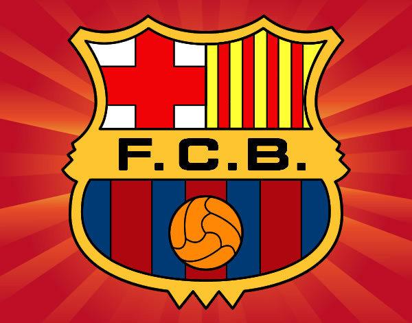 Dibujo Escudo del F.C. Barcelona pintado por AlvaroGP06