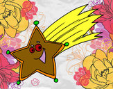 Dibujo Estrella fugaz pintado por kalei 