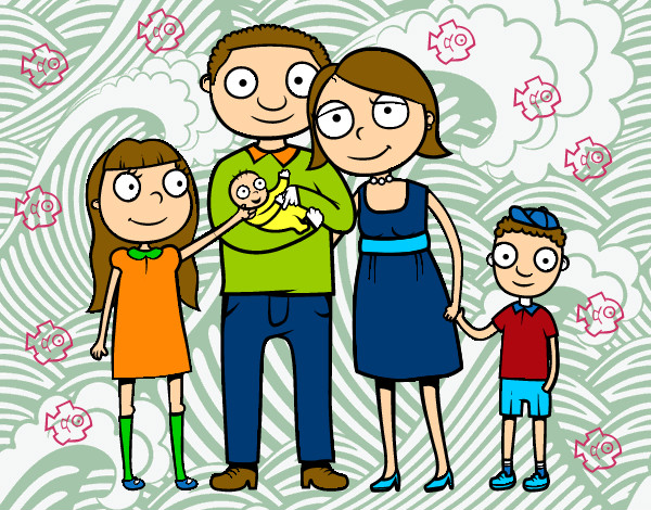 Dibujo de Familia unida pintado por Dcastro660 en  el día 03-05-12  a las 04:28:09. Imprime, pinta o colorea tus propios dibujos!