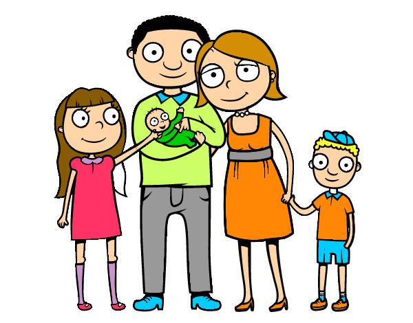 Dibujo Familia unida pintado por Titiolmos