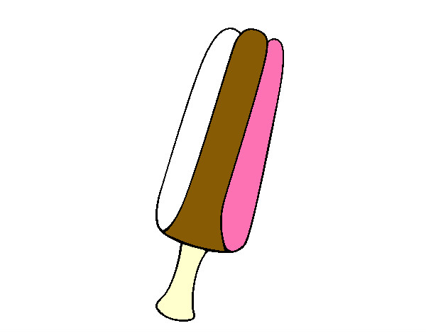 Dibujo Helado de dos sabores pintado por anmo10