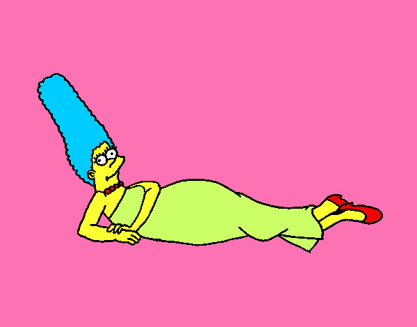 Dibujo Marge pintado por anmo10