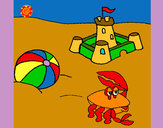 Dibujo Playa 2 pintado por queyla