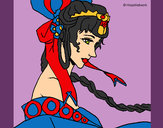 Dibujo Princesa china pintado por  palomya