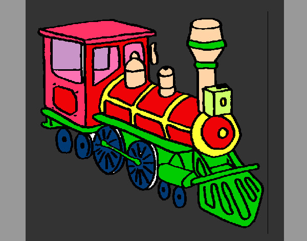 Dibujo Tren 3 pintado por mariapavon