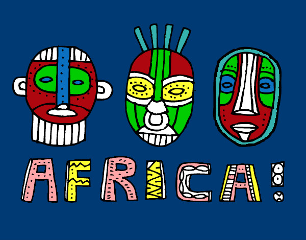 Dibujo Tribus de África pintado por soren28