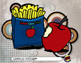 Dibujo Apple fries pintado por Raul123