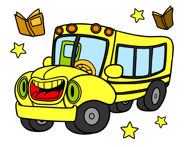 Dibujo Autobús animado pintado por claudis
